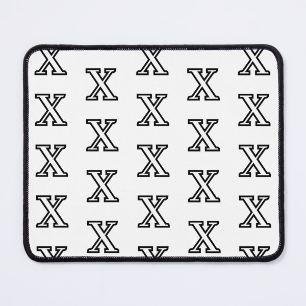 Item preview, White X Initial designed and sold by Ruby Power.