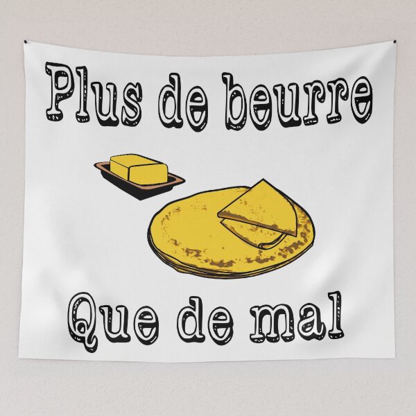Item preview, More butter than harm, Breton humor designed and sold by NolDesigns.