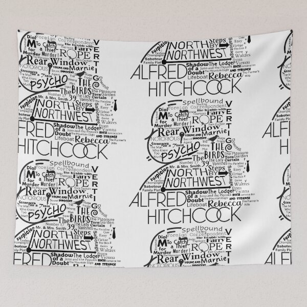 Item preview, Alfred Hitchcock's Movie Titles Silhouette designed and sold by DA0x-Designers.