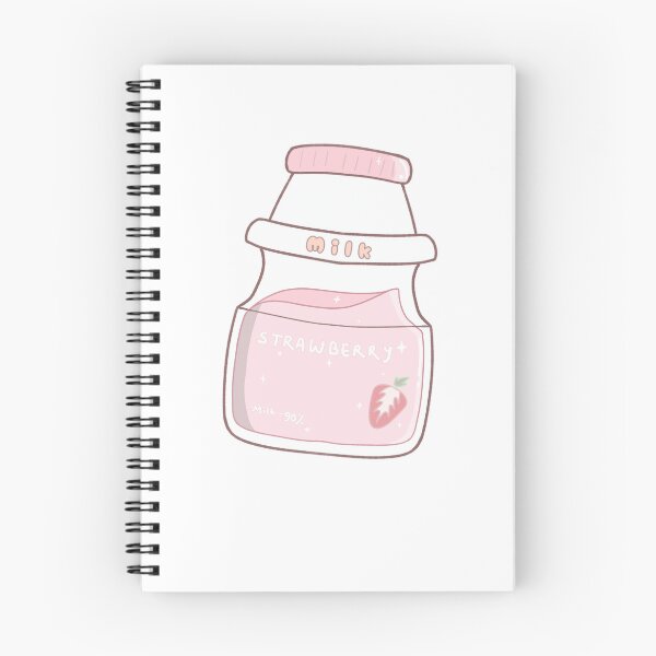 Item preview, Strawberry milk bottle designed and sold by Lonelypeach.