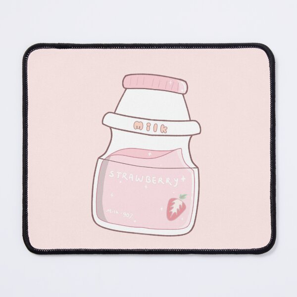 Item preview, Strawberry milk bottle designed and sold by Lonelypeach.