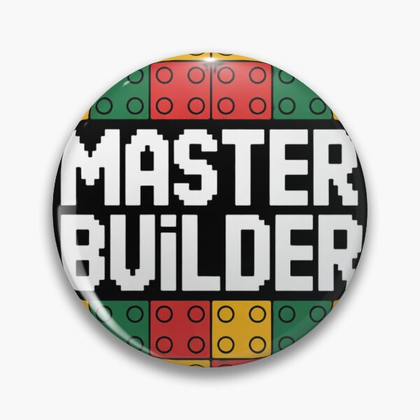 Item preview, Master Builder – Retro Lego Bricks Inspired Design designed and sold by BestDetailer.