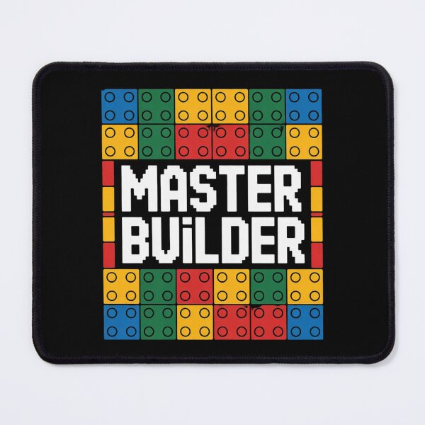 Item preview, Master Builder – Retro Lego Bricks Inspired Design designed and sold by BestDetailer.