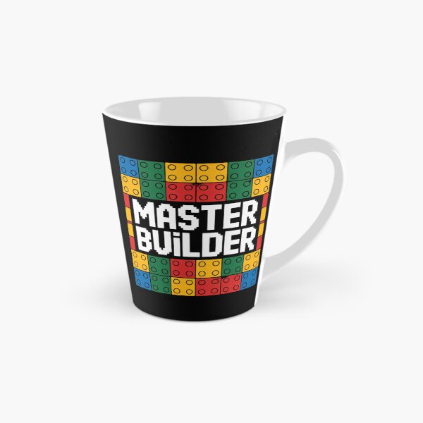 Aperçu de l'œuvre Maître constructeur – Design inspiré des briques Lego rétro créée et vendue par BestDetailer.