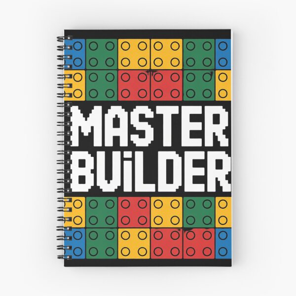 Item preview, Master Builder – Retro Lego Bricks Inspired Design designed and sold by BestDetailer.