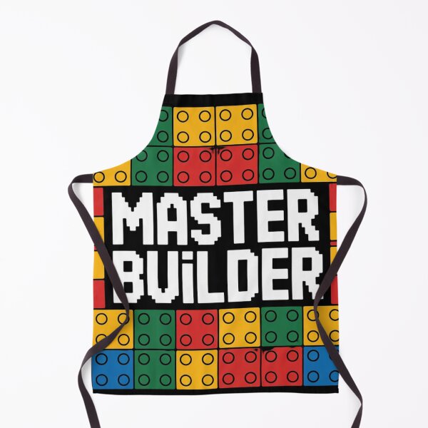 Item preview, Master Builder – Retro Lego Bricks Inspired Design designed and sold by BestDetailer.