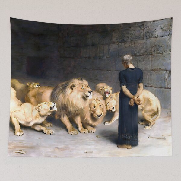Item preview, Briton Riviere - Daniel in the Lions Den designed and sold by Jon-Baran.