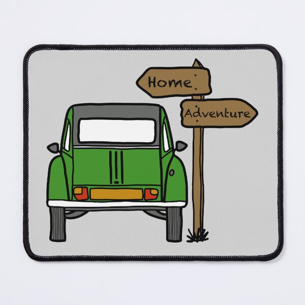 Item preview, Citroën 2CV car adventures in bamboo green designed and sold by OhNoNotAgain42.