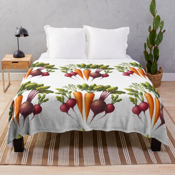 Item preview, Colorful Root Vegetables Carrot Beet Illustration designed and sold by ArtfulWeave.