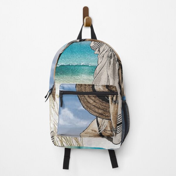 Item preview, LADY ON THE BEACH designed and sold by johnnyssandart.