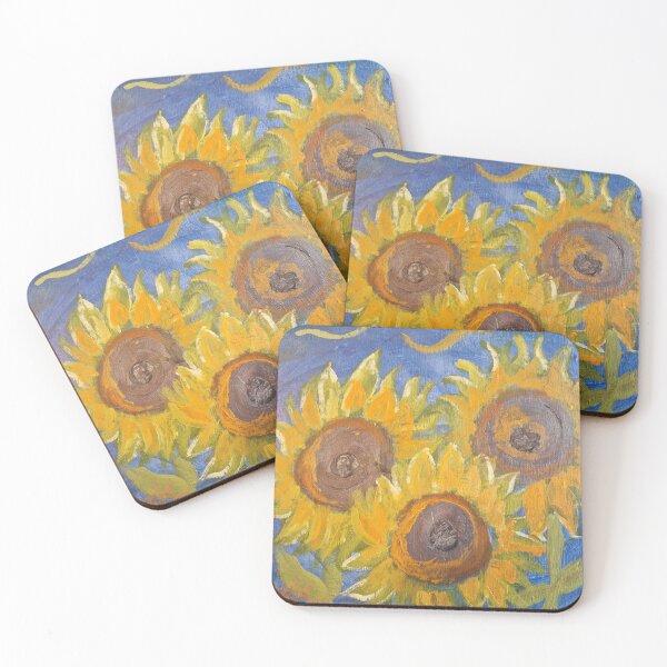 Item preview, Blue sunflowers designed and sold by CC Creations96.