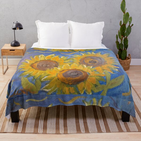 Item preview, Blue sunflowers designed and sold by CC Creations96.