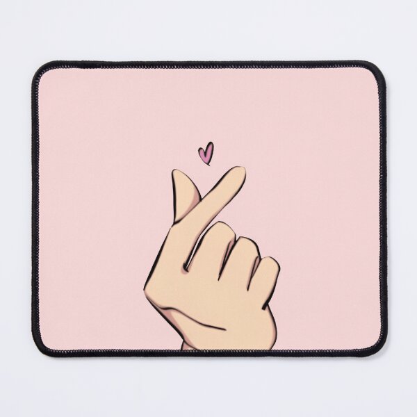 Item preview, Korean Finger Heart Gesture – Cute K-Pop Anime Style Design designed and sold by Designers-show.