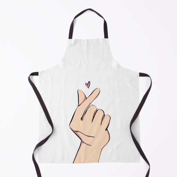 Item preview, Korean Finger Heart Gesture – Cute K-Pop Anime Style Design designed and sold by Designers-show.