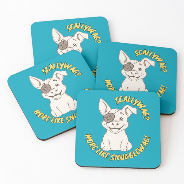 Item preview, Snugglewag the Pirate Pup – Funny Dog Quote designed and sold by TestudoDesign.