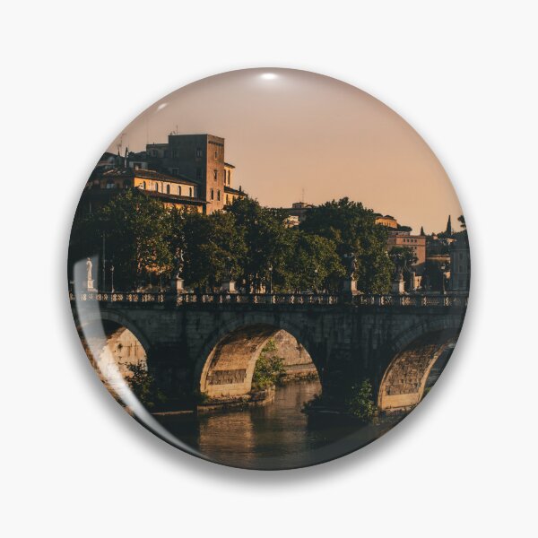 Item preview, Golden Evening on Ponte Sant’Angelo - Angels over the Tiber, Rome designed and sold by ksevis.