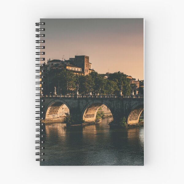 Item preview, Golden Evening on Ponte Sant’Angelo - Angels over the Tiber, Rome designed and sold by ksevis.
