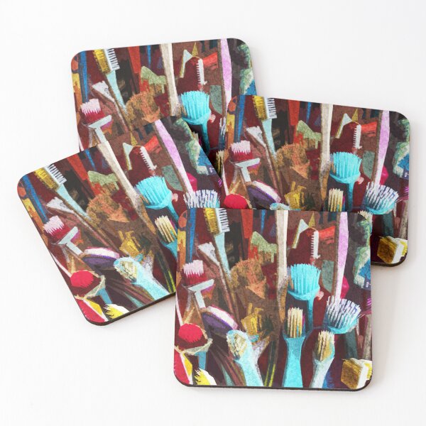 Item preview, Abstract toothbrushes designed and sold by kinpirks.