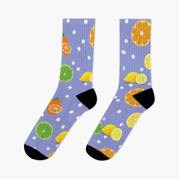Item preview, Citrus Slice Pattern – Orange & Lemon on Pastel Blue Background designed and sold by RMpc.