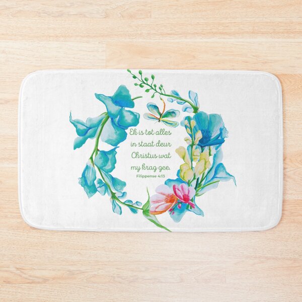 Item preview, Filippense 4:13 | Ek is tot alles in staat deur Christus wat my krag gee. designed and sold by FlutterByH.
