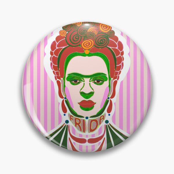 Item preview, Frida Khalo in bloom, Surreal Floral Portrait, Vintage Bohemian Portrait designed and sold by Clara Fruggeri.