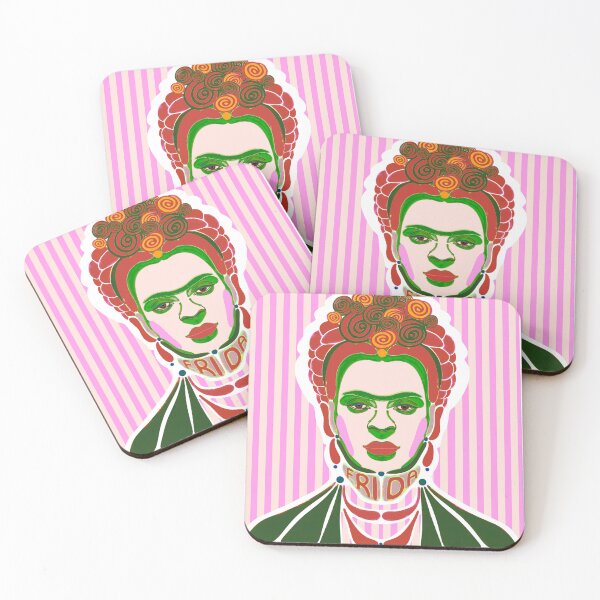 Item preview, Frida Khalo in bloom, Surreal Floral Portrait, Vintage Bohemian Portrait designed and sold by Clara Fruggeri.