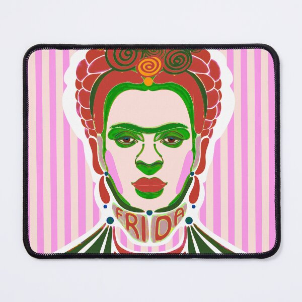 Item preview, Frida Khalo in bloom, Surreal Floral Portrait, Vintage Bohemian Portrait designed and sold by Clara Fruggeri.