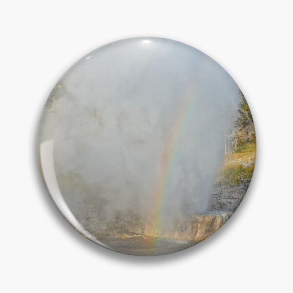 Item preview, Double Rainbow at Riverside Geyser, Yellowstone National Park designed and sold by Catherine Sherman.