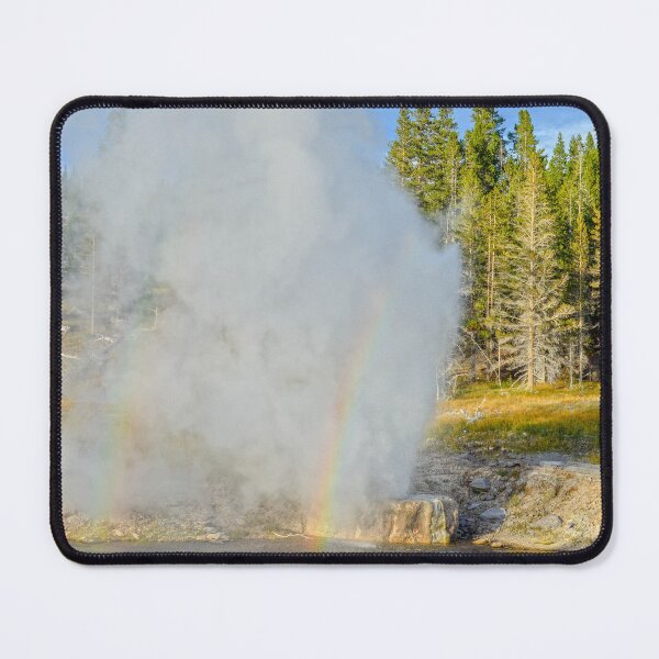 Item preview, Double Rainbow at Riverside Geyser, Yellowstone National Park designed and sold by Catherine Sherman.