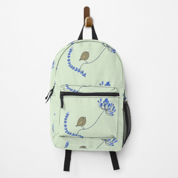 Item preview, bird on flower designed and sold by Blumchen.