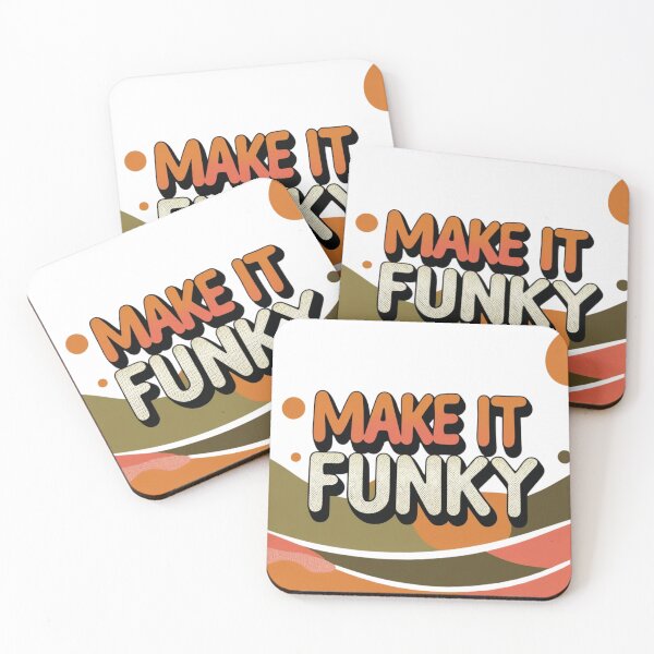 Item preview, Make It Funky – Funky Groovy T-Shirt Design designed and sold by Kannu23.