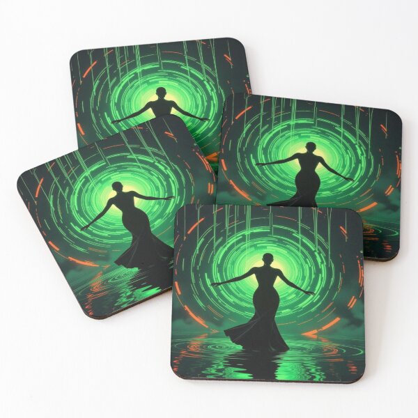 Item preview, Neon Pulse Dancer – Surreal Energy in Motion designed and sold by FotoworldEdel.