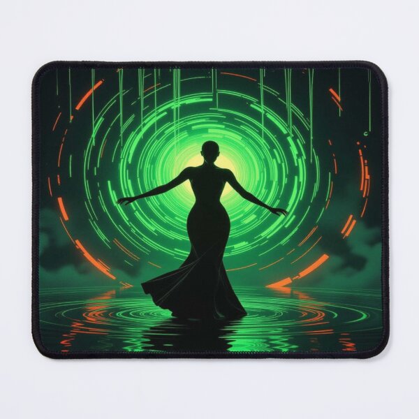 Item preview, Neon Pulse Dancer – Surreal Energy in Motion designed and sold by FotoworldEdel.