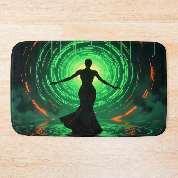 Item preview, Neon Pulse Dancer – Surreal Energy in Motion designed and sold by FotoworldEdel.