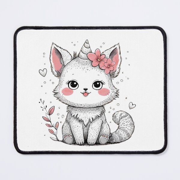 Item preview, Cute Charming Kitten – Whiskered Wonder of Fluffy Cuteness designed and sold by majesty-prints.