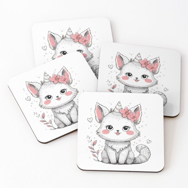 Item preview, Cute Charming Kitten – Whiskered Wonder of Fluffy Cuteness designed and sold by majesty-prints.