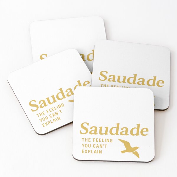 Item preview, Saudade – The Feeling You Can’t Explain (Minimalist Typography Design) designed and sold by Khayallab .