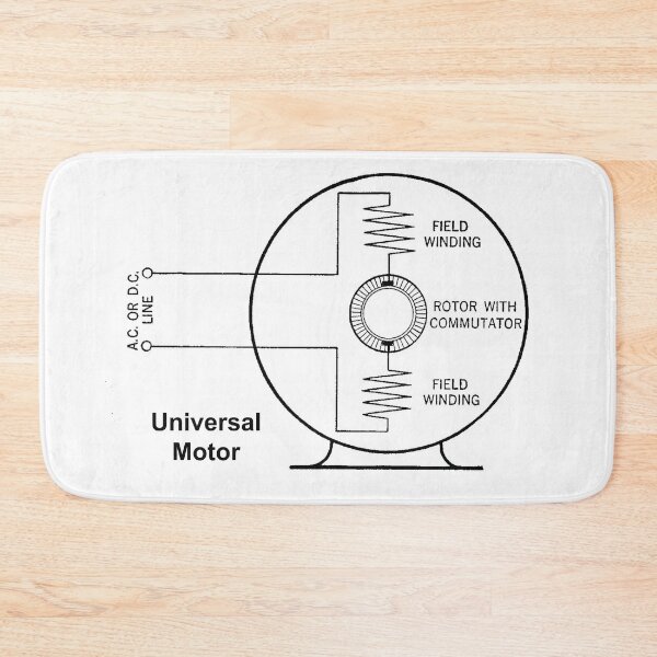 Item preview, Universal Electric Motor Diagram Merchandise designed and sold by Mr. Electrician.