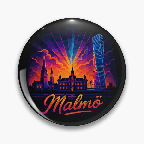 Item preview, Malmö city Sweden cool epic gift designed and sold by Pineapple-Tree.