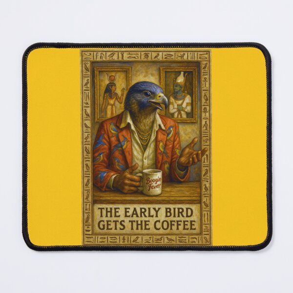 Item preview, The Early Bird Gets the Coffee designed and sold by Tridentulus.