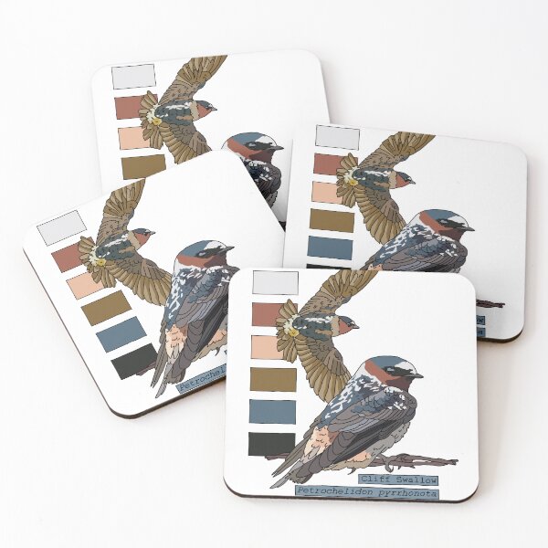 Item preview, Cliff Swallow Color Study designed and sold by Tyler Kemp.