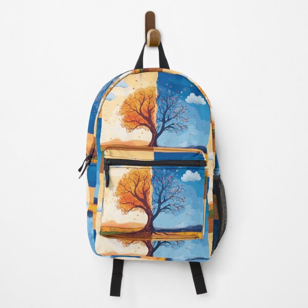 Item preview, Split Tree Concept design Showing Autumn and Winter Seasonal Contrast. designed and sold by HEMRO.