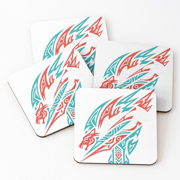 Item preview, Tribal Animal Totem Design – Wolf, Tiger, and Polar Bear designed and sold by Kam2design.