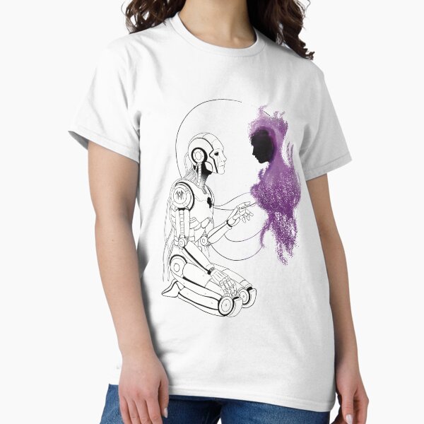 Item preview, Your Robot Companion (Purple) designed and sold by CobaltCanvas.