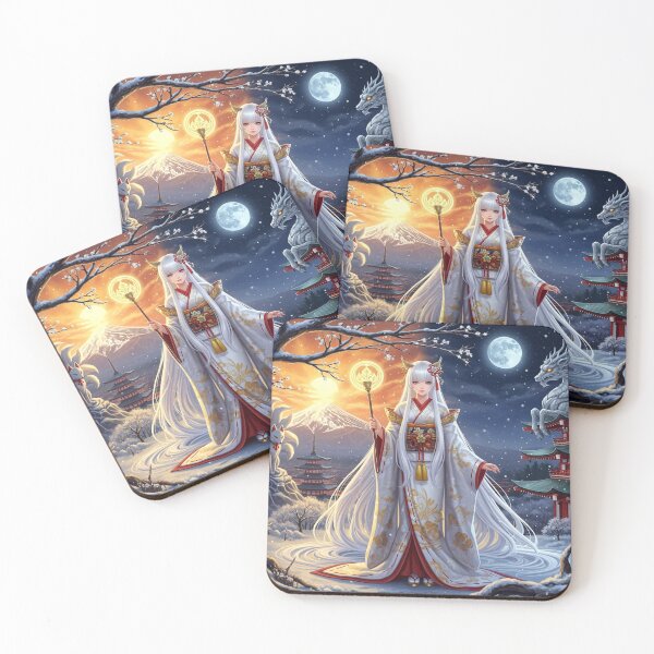 Artikelvorschau, Yuki Onna mit Kitsune und Kirin entworfen und verkauft von Talpha.
