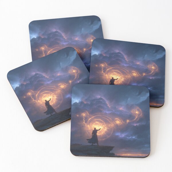 Item preview, Archmage Casting a Cosmic Spell designed and sold by Rtymer.