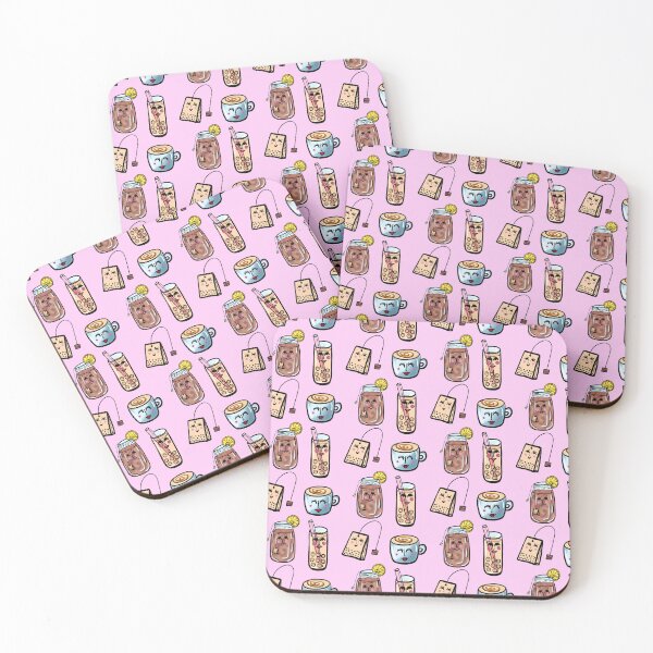 Item preview, Black Tea Lover in Pastel Pink designed and sold by Love-of-Line.