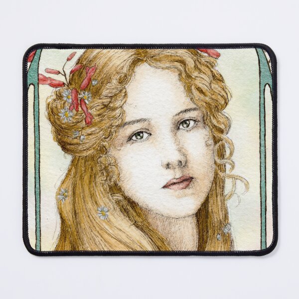 Item preview, Red Buckeye and White Asters designed and sold by Groovy Gilded Age.