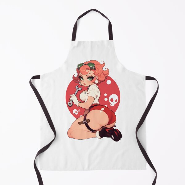 Item preview, Mechanic Betty Pinup anime cartoon girl designed and sold by blackdogshop.