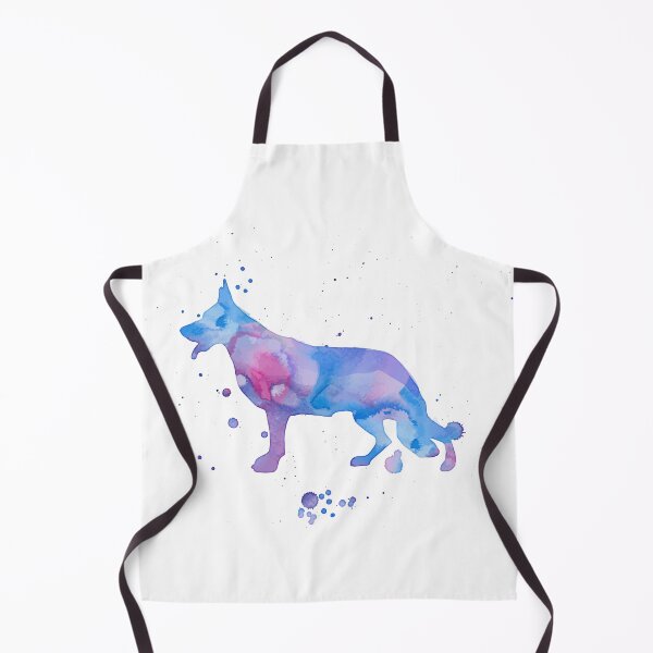 Item preview, Schäferhund Wasserfarben blau designed and sold by Doggenhaus.